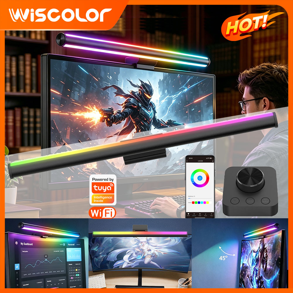 Rgb Desk Lamp Smart - Setup Smart Wifi RGB Monitor Light