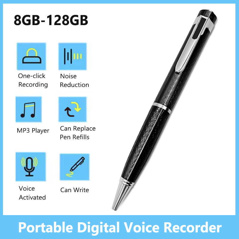 Voice Recorder Pen - 8GB-128GB Digital Voice Recorder Professional Audio