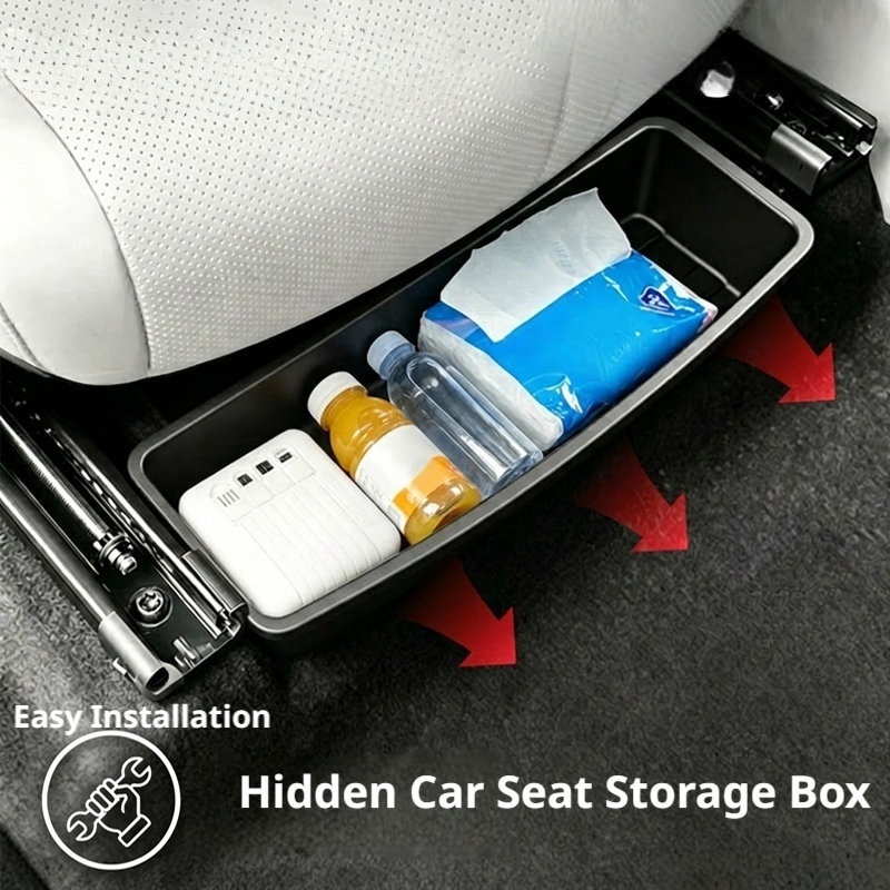 Gadgets For Electronics - Under Seat Storage Box Universal Car