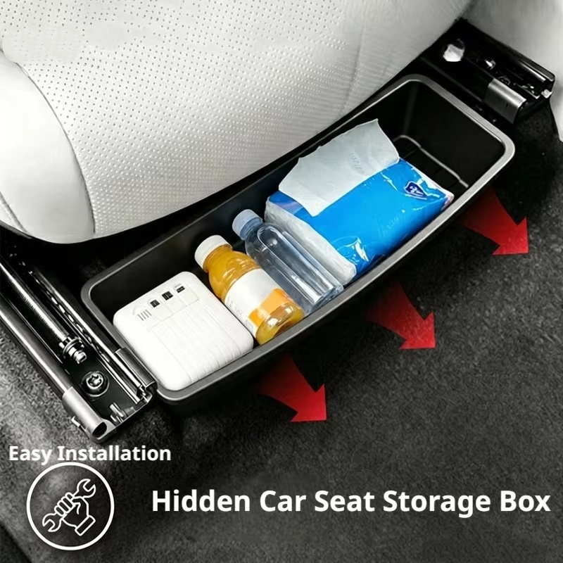 Gadgets For Electronics - Under Seat Storage Box Universal Car