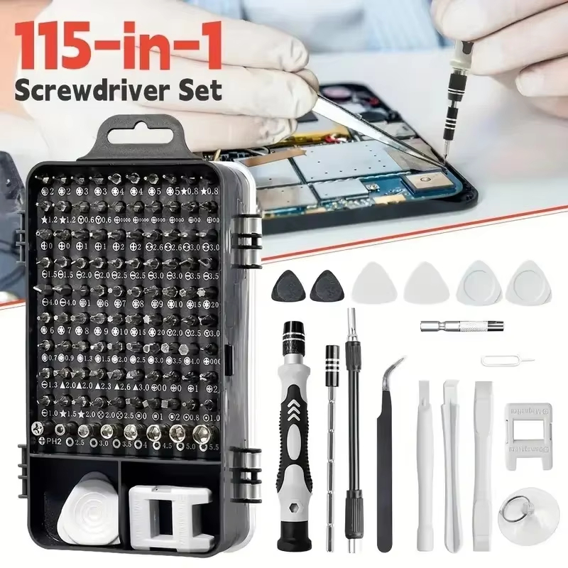 Diy Electronics Gadgets - 115-in-1 Precision Screwdriver Set with Magnetic