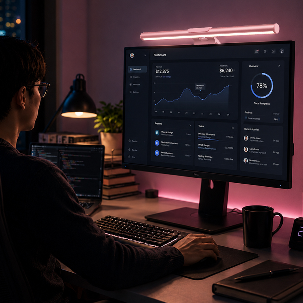 Smart Wifi RGB Monitor Light B - Rgb Desk Lamp Smart recension och pris