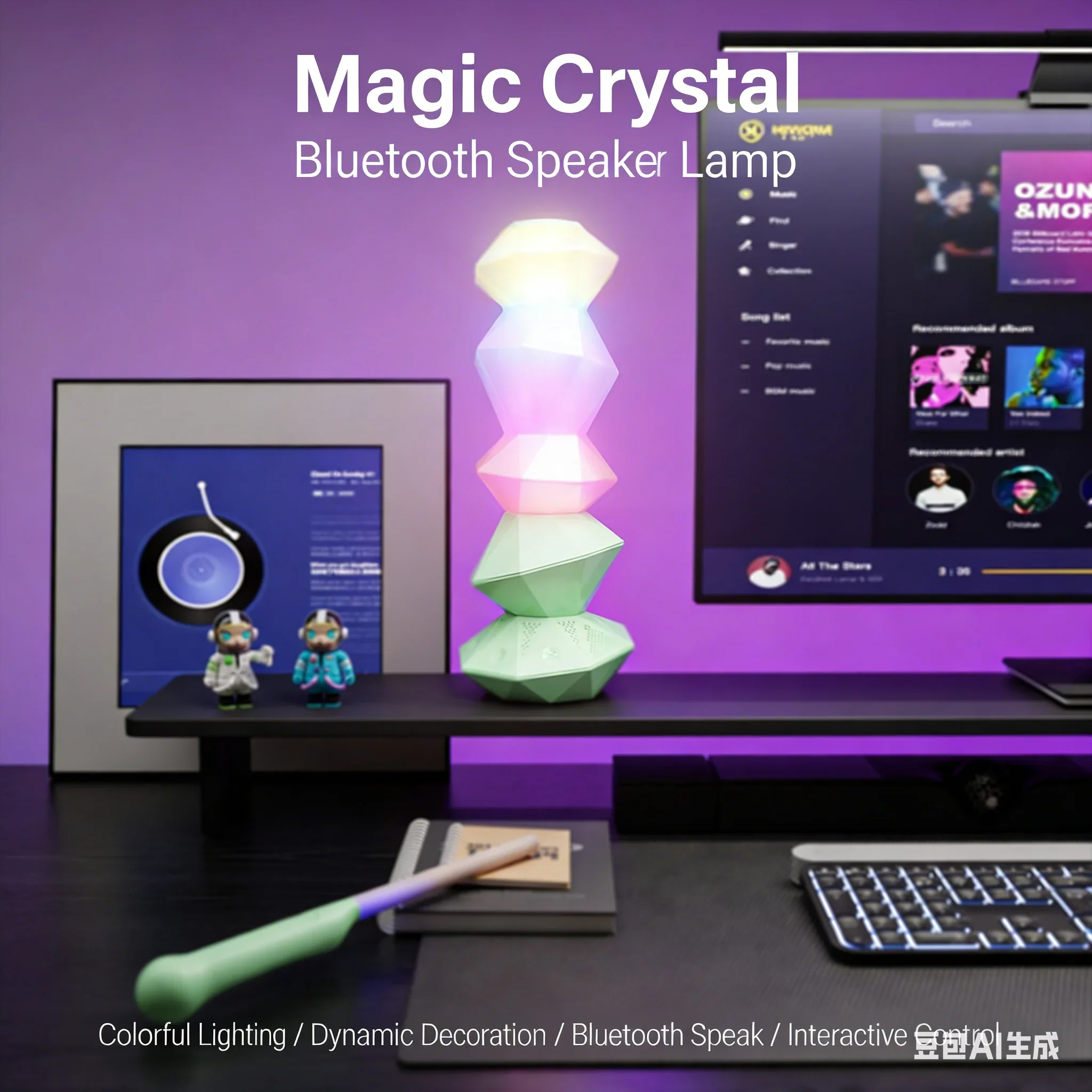 New Creative Smart Bluetooth S - Rgb Desk Lamp Smart recension och pris