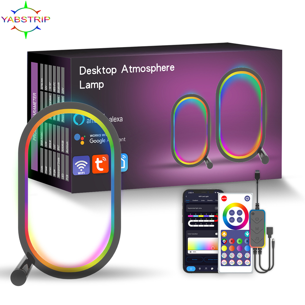 Smart WIFI APP Creative Desk L - Rgb Desk Lamp Smart recension och pris