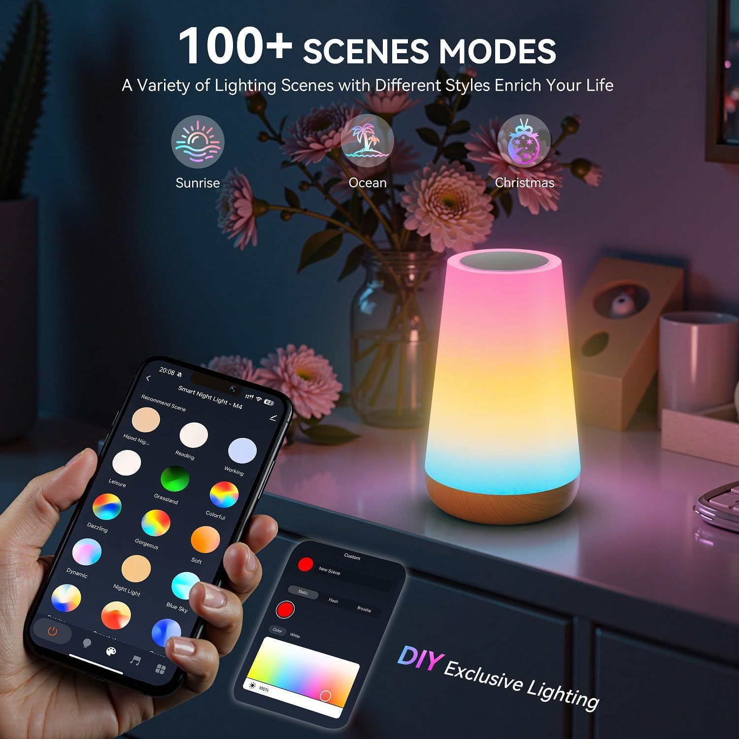 USB Rechargeable Tuya WiFi Sma - Rgb Desk Lamp Smart recension och pris