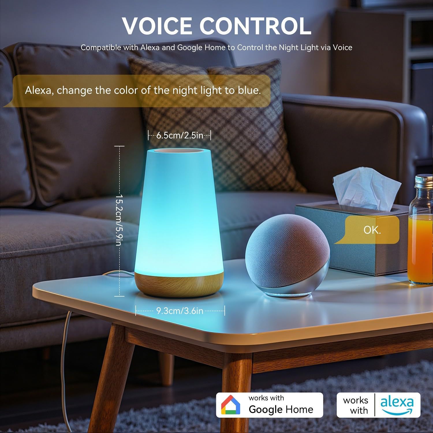 USB Rechargeable Tuya WiFi Sma - Rgb Desk Lamp Smart recension och pris