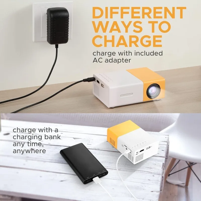 110V-220V Portable TV Projecto - Mini Projector Portable recension och pris