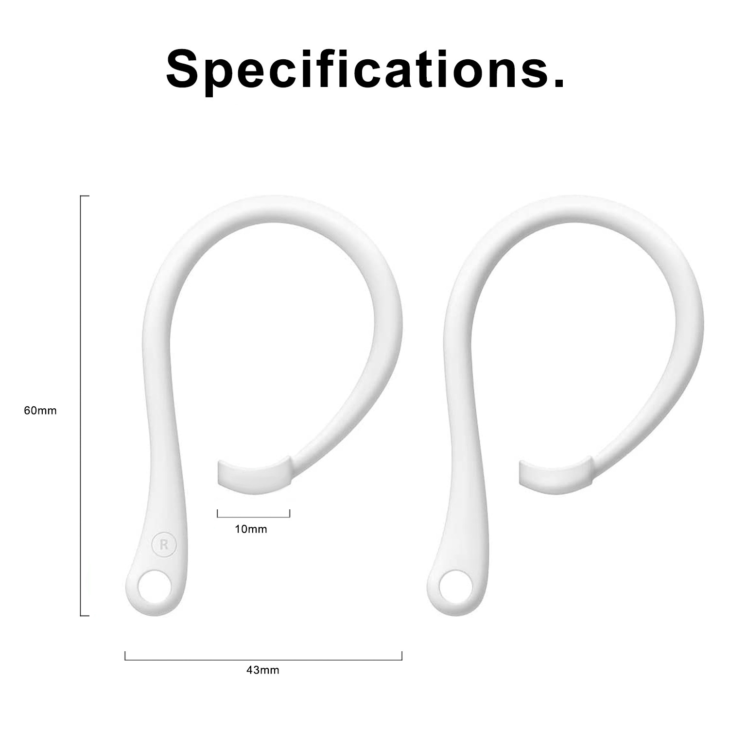 1 Pairs Anti-lost Earhooks For - Portable Wifi Hotspot recension och pris