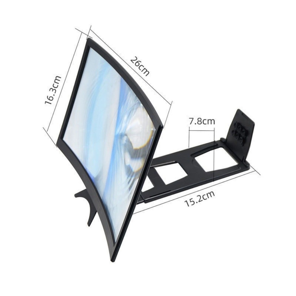 12 Inch 3D Screen Magnifier Br - Mini Projector Portable recension och pris