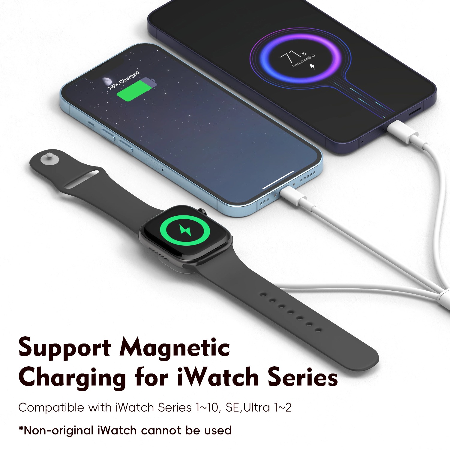 3 in 1  Magnetic Watch Charger - Portable Wifi Hotspot recension och pris