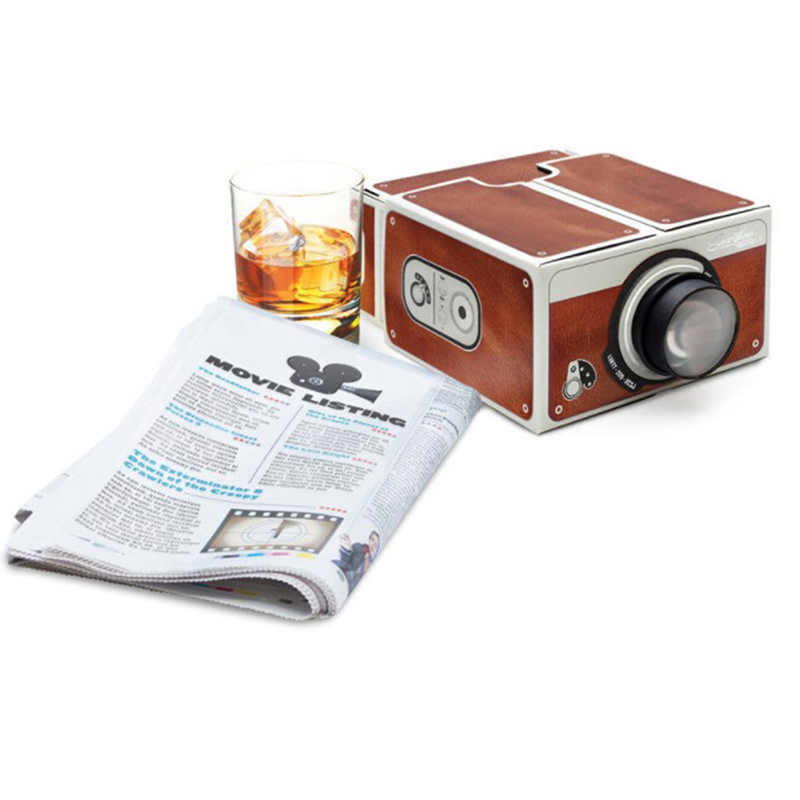 DIY 3D Projector Cardboard Min - Mini Projector Portable recension och pris