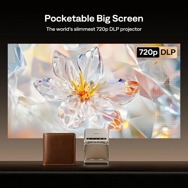 Yinzam ZIP Gold Tri-Fold Porta - Mini Projector Portable recension och pris