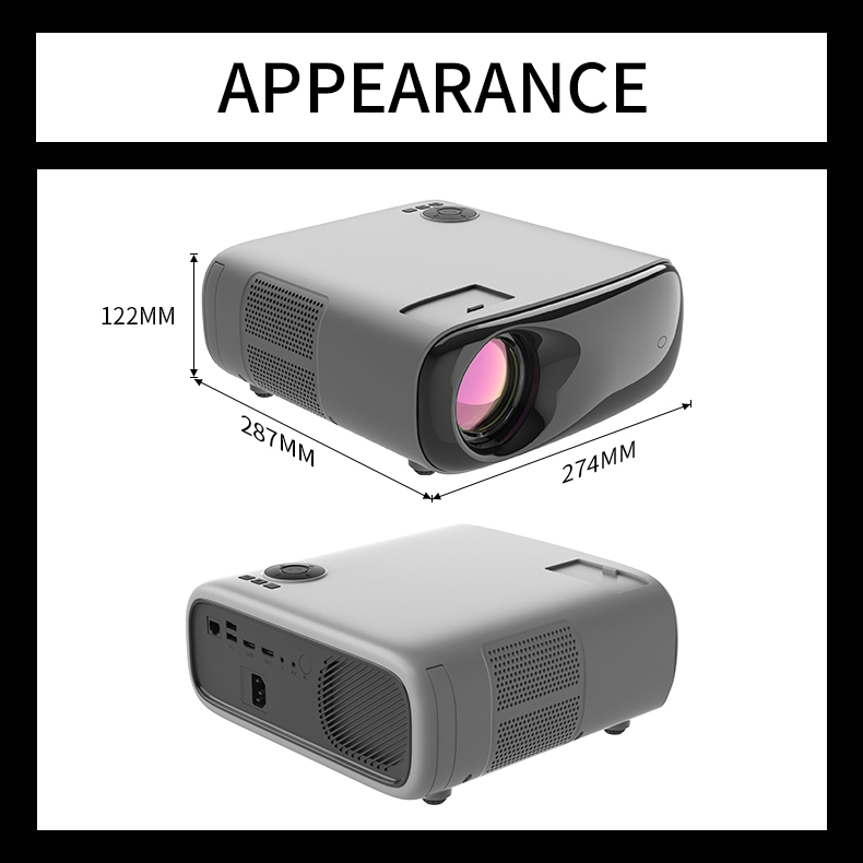 NEW 4K Mini Projector Home The - Mini Projector Portable recension och pris