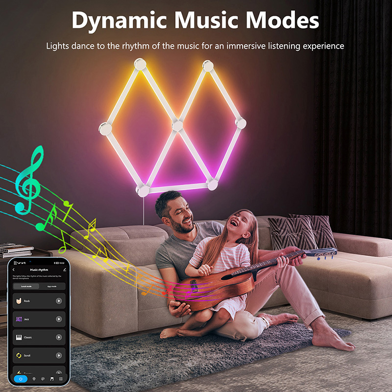 RGB Light Bar,Bluetooth APP Co - Rgb Desk Lamp Smart recension och pris