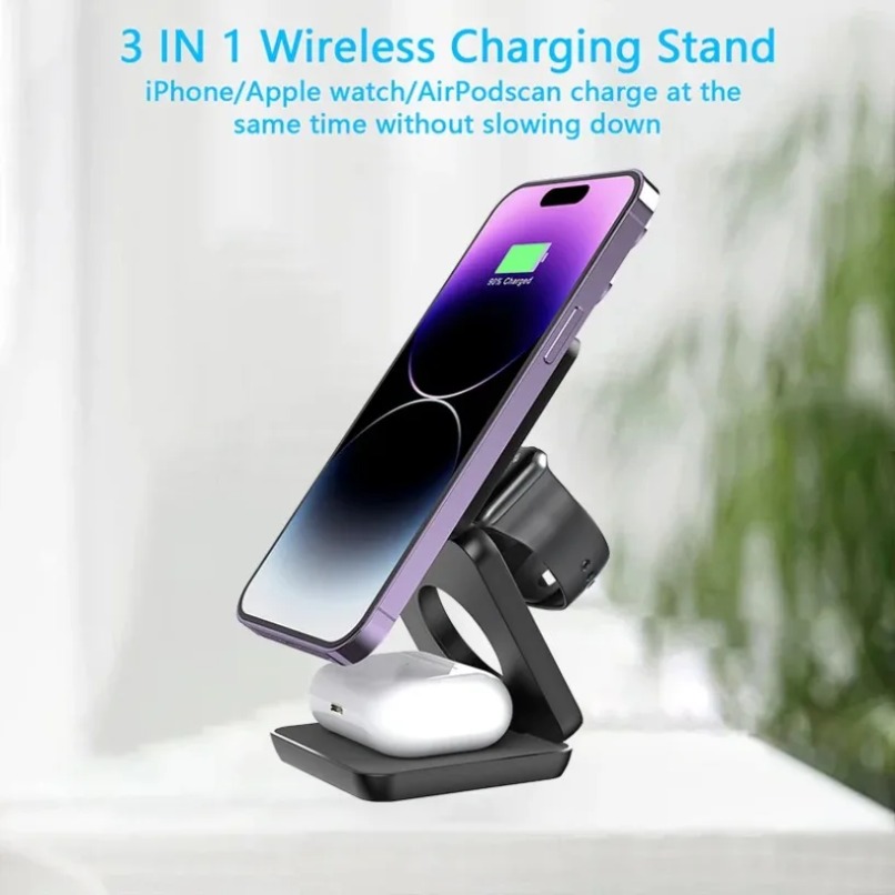 3 in 1 Foldable Magnetic Wirel - Portable Wifi Hotspot recension och pris