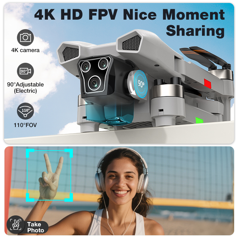 NEW Hot L017 Pro Drone Brushle - Gadgets For Electronics recension och pris