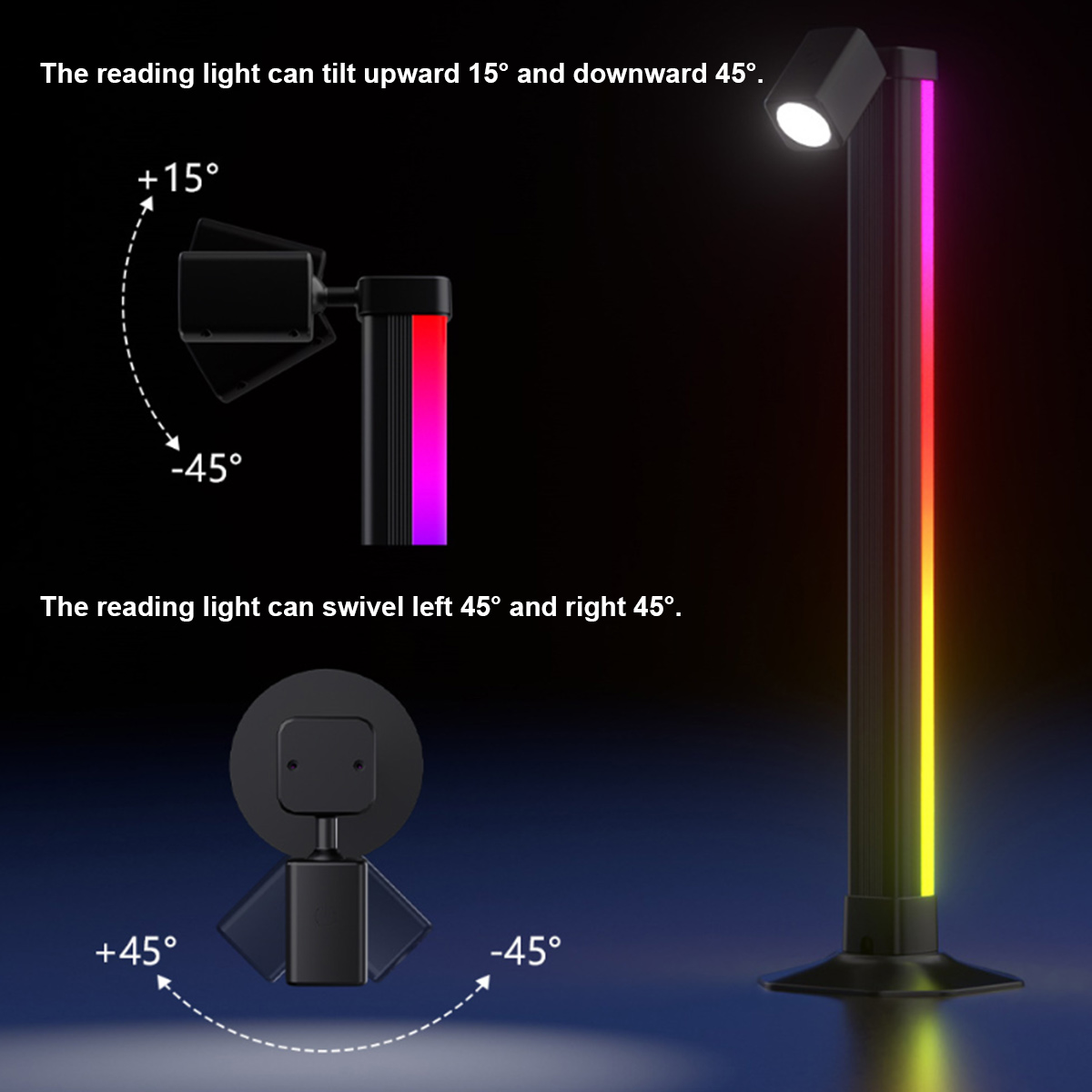 Smart Light Bar LED RGB Music  - Rgb Desk Lamp Smart recension och pris