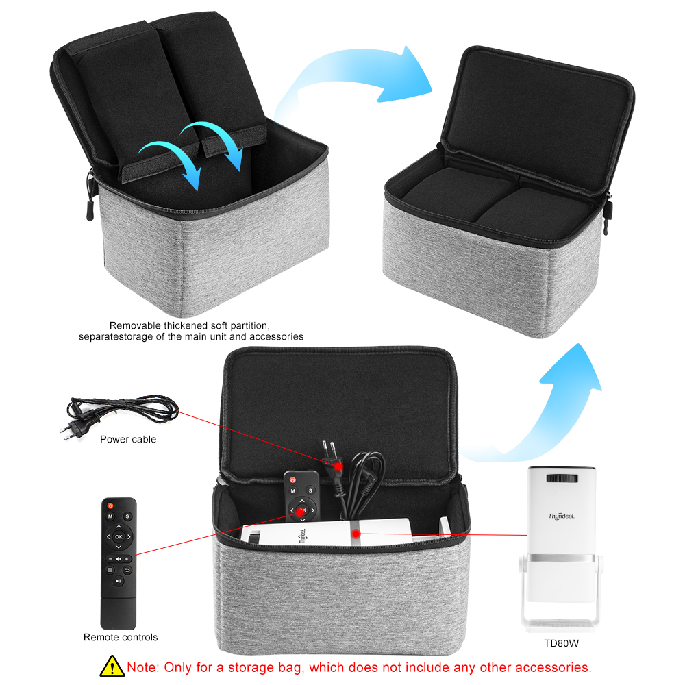 Progaga Projector Carrying Bag - Mini Projector Portable recension och pris