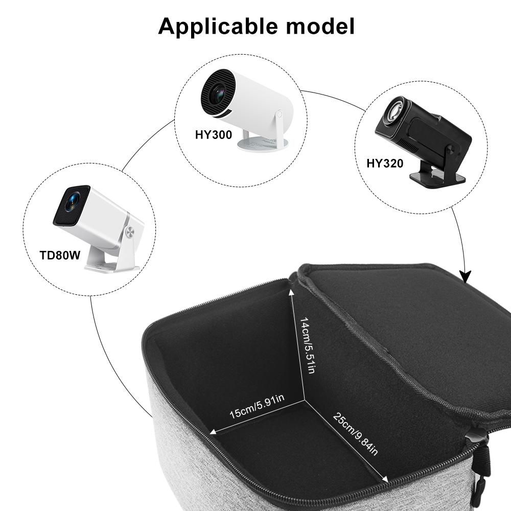 Progaga Projector Carrying Bag - Mini Projector Portable recension och pris