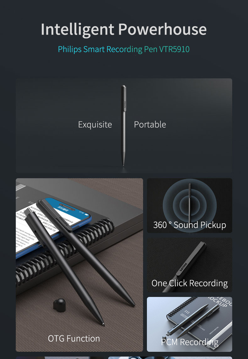Philips Voice Recorder Pen AI  - Voice Recorder Pen recension och pris